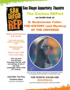 The Curious REPort an inside look at R. Buckminster Fuller: THE HISTORY (and Mystery) OF THE UNIVERSE