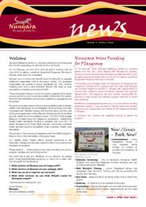 Nunyara  news ISSUE 4, APRILWelcome