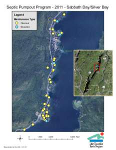 Septic Pumpout ProgramSabbath Day/Silver Bay Legend Maintenance Type Cleanout