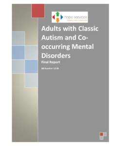 Adults with Classic Autism and Co-occurring Mental Disorders