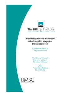 The Hilltop / Substance Abuse and Mental Health Services Administration / University of Maryland /  Baltimore County / United States Department of Veterans Affairs