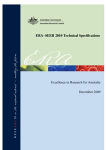 ERA-SEER 2010 Technical Specifications