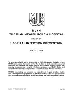 THE MIAMI JEWISH HOME & HOSPITAL