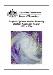 2007–08 Australian region cyclone season / 2003–04 Australian region cyclone season / Australia / Cyclone Fay