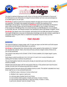 Minibridge / Spades / Trick-taking game / Whist / Beer card / Rubber bridge / Games / Contract bridge / Mind sports