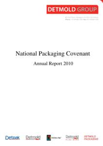 Detmold GroupAnnual Report National Packaging Covenant