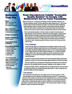 Quality / Management / Pharmaceutical industry / Radio-frequency identification / Traceability / Quality assurance / Quality management system / Enterprise resource planning / Food safety / Technology / Business / Quality management