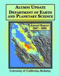 Alumni Update Department of Earth and Planetary Science Annual Report[removed]