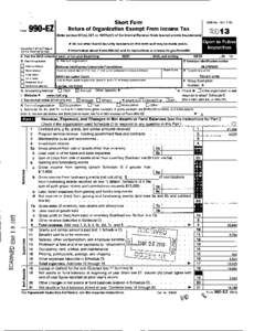 Form  Short Form Return of Organization Exempt From Income TaxEZ