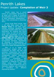 Nepean River / Weir / Flood / Meteorology / Atmospheric sciences / Water
