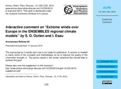 Atmos. Chem. Phys. Discuss., 13, C25–C25, 2013 www.atmos-chem-phys-discuss.net/13/C25/2013/ © Author(sThis work is distributed under the Creative Commons Attribute 3.0 License.  Atmospheric