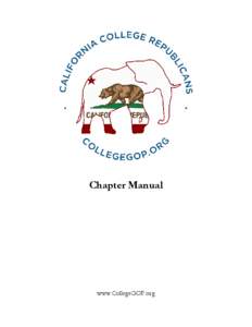 Chapter Manual  www.CollegeGOP.org Table of Contents