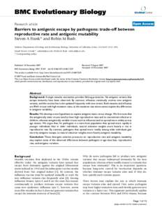 BMC Evolutionary Biology  BioMed Central Open Access