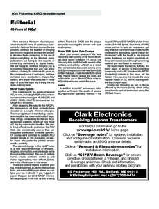 Recreation / National Contest Journal / Contesting / Radioteletype / EME / Antenna / Beverage antenna / Radiosport / Amateur radio / Radio