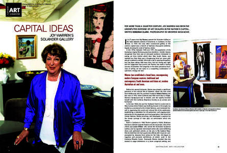First published in Australian Art Collector,  Issue 16 April-June 2001 GALLERIST PROFILE  CAPITAL IDEAS