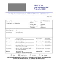 Nuclear weapons / National Institute for Occupational Safety and Health / Nuclear technology / Radiobiology / Honeywell / Pantex Plant / Gravel Gertie / Pit / Radiation dose reconstruction / United States Department of Energy / Geography of Texas / Nuclear physics