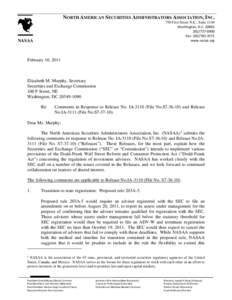 Business / 76th United States Congress / Financial regulation / Investment / Investment Advisers Act / Financial adviser / U.S. Securities and Exchange Commission / Dodd–Frank Wall Street Reform and Consumer Protection Act / North American Securities Administrators Association / Financial economics / Finance / United States securities law