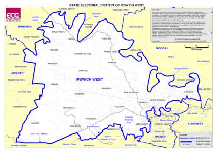 STATE STATE ELECTORAL ELECTORAL DISTRICT DISTRICT OF OF IPSWICH IPSWICH WEST