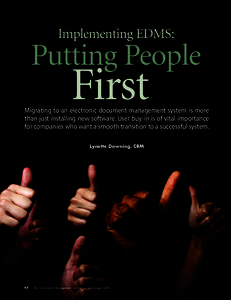 Implementing EDMS:  Putting People First