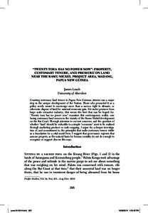 Madang Province / Papua New Guinean kina / Papua New Guinea / Ramu / Customary land / Civil solidarity pact / Oceania / Law / Provinces of Papua New Guinea