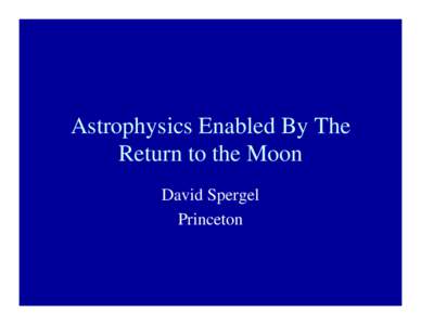 Microsoft PowerPoint - Spergel_astronomy.tempe.ppt