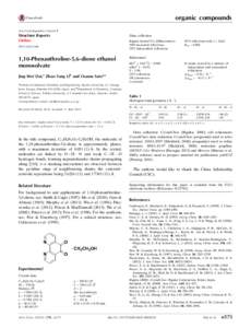 1,10-Phenanthroline-5,6-dione ethanol monosolvate