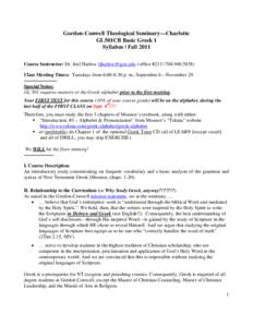 Microsoft Word - GL501CB Syllabus Fall-11.doc