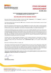 STOCK EXCHANGE ANNOUNCEMENT 20 APRIL 2015 