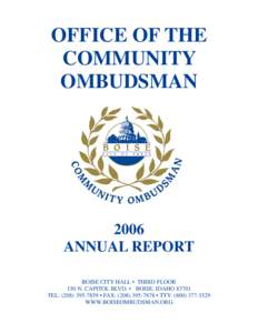 Ombudsman / Ethics / Government / André Marin / Ontario Ombudsman / Legal professions / Government officials / Law