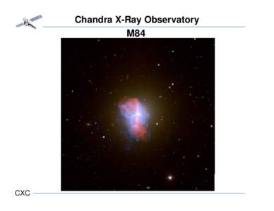 Chandra X-Ray Observatory M84 CXC  