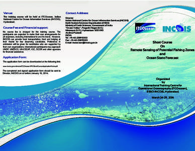 Indian National Centre for Ocean Information Services / Earth / Science and technology in Asia / Satellites / Ministry of Earth Sciences / National Institute of Oceanography /  India / Sea surface temperature / Ocean observations / Satellite imagery / Science and technology in India / Oceanography / India