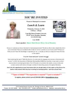 Microsoft Word - Lunch & Learn invitation-member