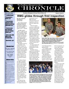 chronicle News for the Individual Reservist Readiness Management Group, Warner Robins, GA November 2008