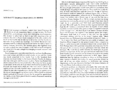 Afterlife / Medieval literature / Virgil / Da Polenta family / Christian poetry / Divine Comedy / Inferno / Francesca da Rimini / Dante Alighieri / Literature / Poetry / Italian literature