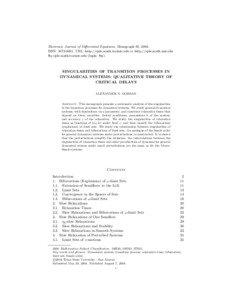 Electronic Journal of Differential Equations, Monograph 05, 2004. ISSN: [removed]URL: http://ejde.math.txstate.edu or http://ejde.math.unt.edu ftp ejde.math.txstate.edu (login: ftp)