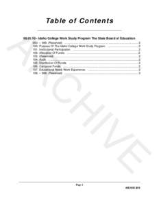 IDAPA 08 - Idaho State Board-Department of Education.book