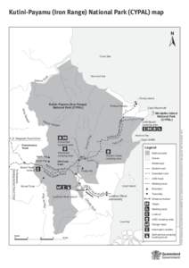 Kutini-Payamu (Iron Range) National Park (CYPAL) map