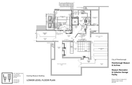 EXISTING EXTERIOR STAIR UP EXISTING ELEV. MACH. ROOM