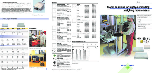 The measuring cells of the K Line use the principle of electromagnetic force compensation. The high-performance digital measuring cell in monobloc technology offers a high-resolution (HR) range of 15,000 respectively 32,