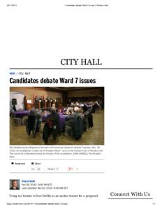 [removed]Candidates debate Ward 7 issues | Windsor Star CITY HALL NEWS / City Hall