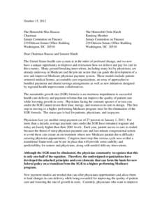 The Unites States health care system is in the midst of profound change, and we now have a unique opportunity to improve and restructure how we deliver and pay for care in this country, including the Medicare program for