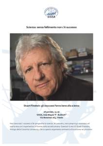 Scienza:	
  senza	
  fallimento	
  non	
  c’è	
  successo	
   	
      	
  