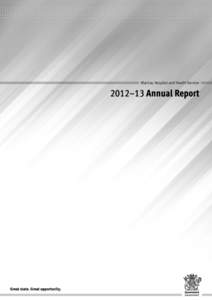 Mackay Hospital and Health Service 2012–13 Annual Report