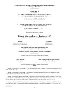 UNITED STATES SECURITIES AND EXCHANGE COMMISSION Washington, D.C[removed]_______________ Form 10-K [X]