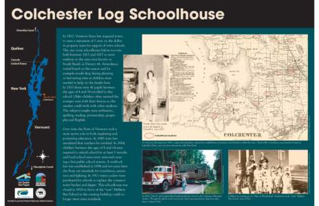 Colchester Log Schoolhouse.indd