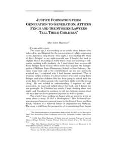 Fiction / Pulitzer Prize for Fiction / Atticus Finch / Philosophy of law / Harper Lee / Mike Papantonio / Finch / Sherlock Holmes / Jurisprudence / To Kill a Mockingbird / Literature / Law