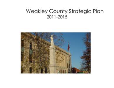 Weakley County Strategic Plan[removed] 12[removed]Participants  