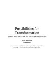 Grantmakers in Film and Electronic Media / SpunOut.ie / New Economics Foundation / The Center for Effective Philanthropy