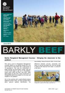 BARKLY RANGELAND MANAGEMENT COURSES WHAT IMPACT HAS GRAZING HAD ON SOIL CARBON