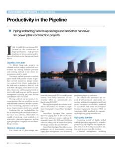 CUSTOMER VIEWPOINTS  » IMR HAMBURG Productivity in the Pipeline »